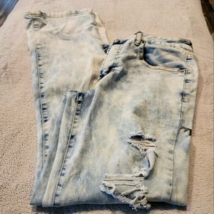 Mens distressed jeans 30/32